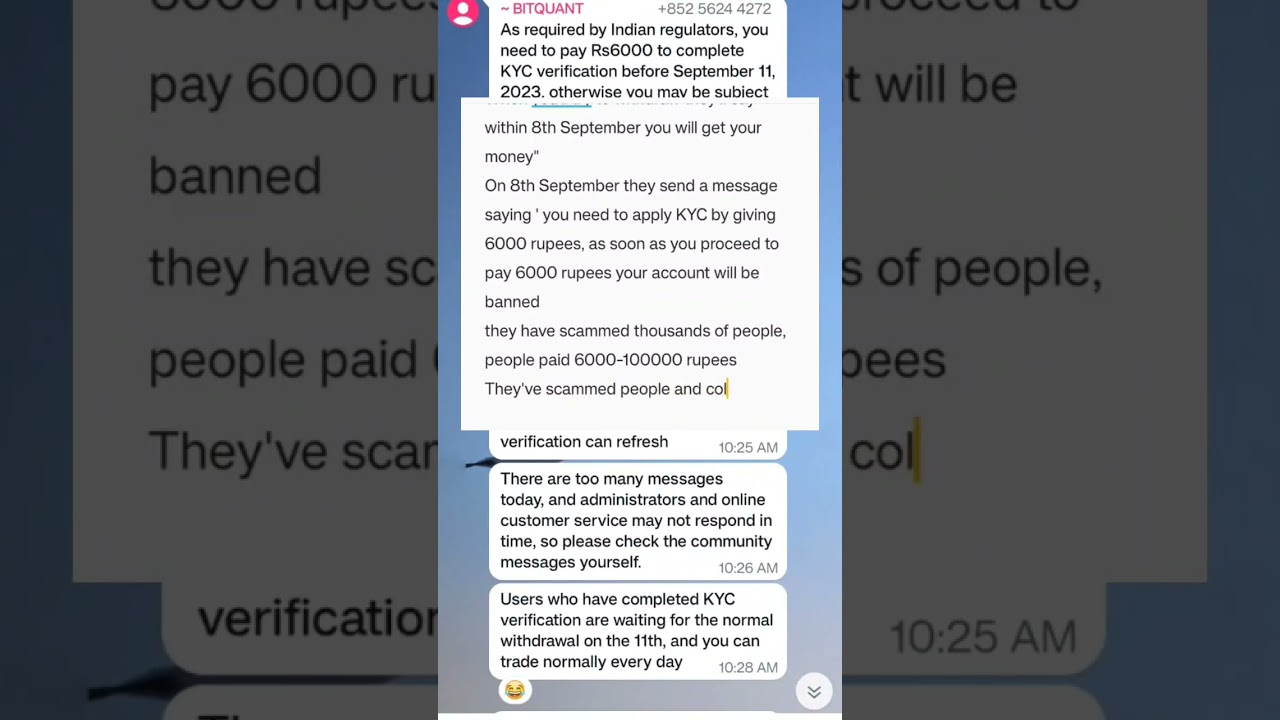 BITQUANT SCAM!!! Fraud company, you won't get your money back. #shorts #bitquant