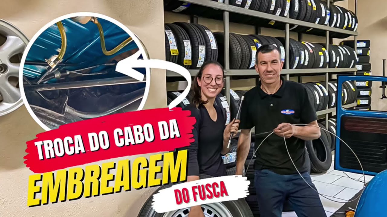 TROCA DO CABO DA EMBREAGEM DO FUSCA #fusca #volkswagen #vw #aircooled #carros
