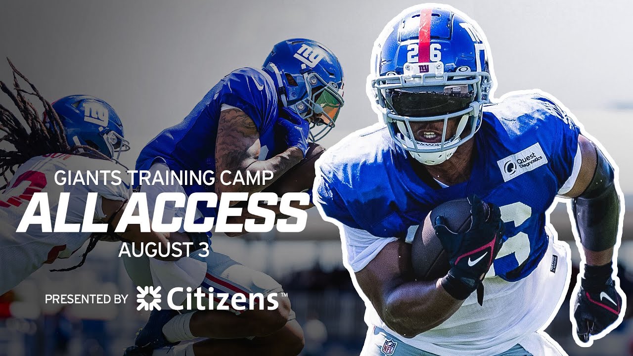 ALL ACCESS LOOK at Giants Training Camp Practice: Intensity Ramping UP!