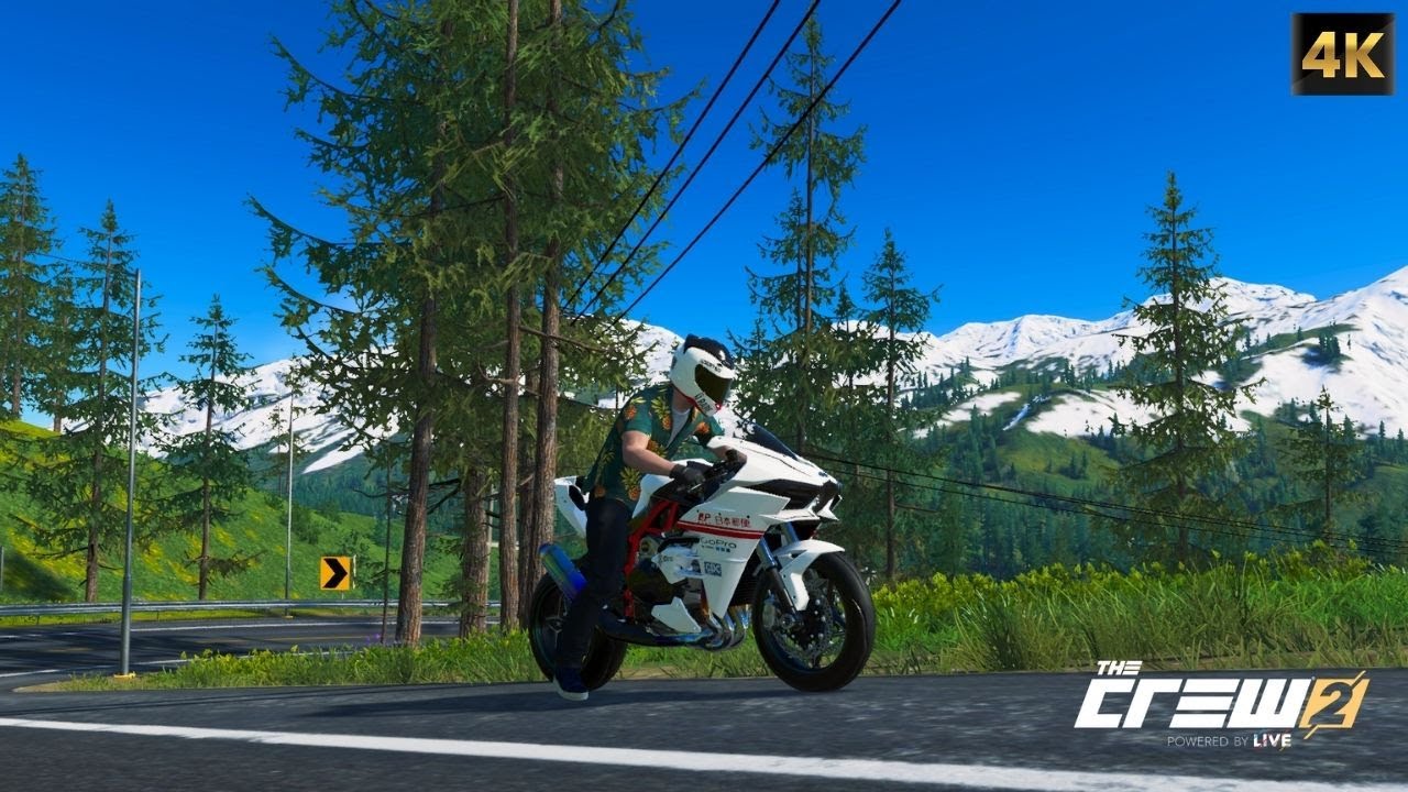 The Crew 2 Realistic Ninja H2R Motorcycle Ride | Pure Engine Sound