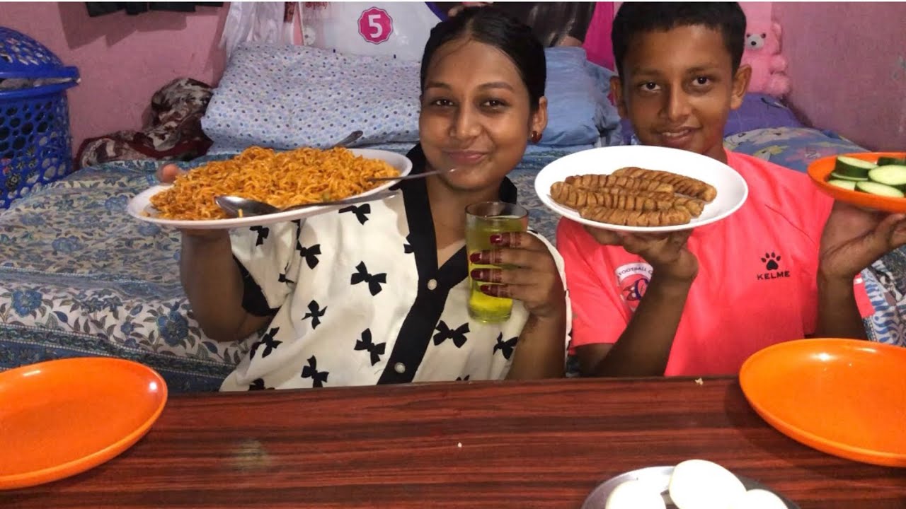VAI LAI PRANK GAREKO TW YESTO PO VO😩 CURRENT,SAUSAGE,CUCUMBER MUKBANG! TESPACHI PO MAJJA😆//Bishakha