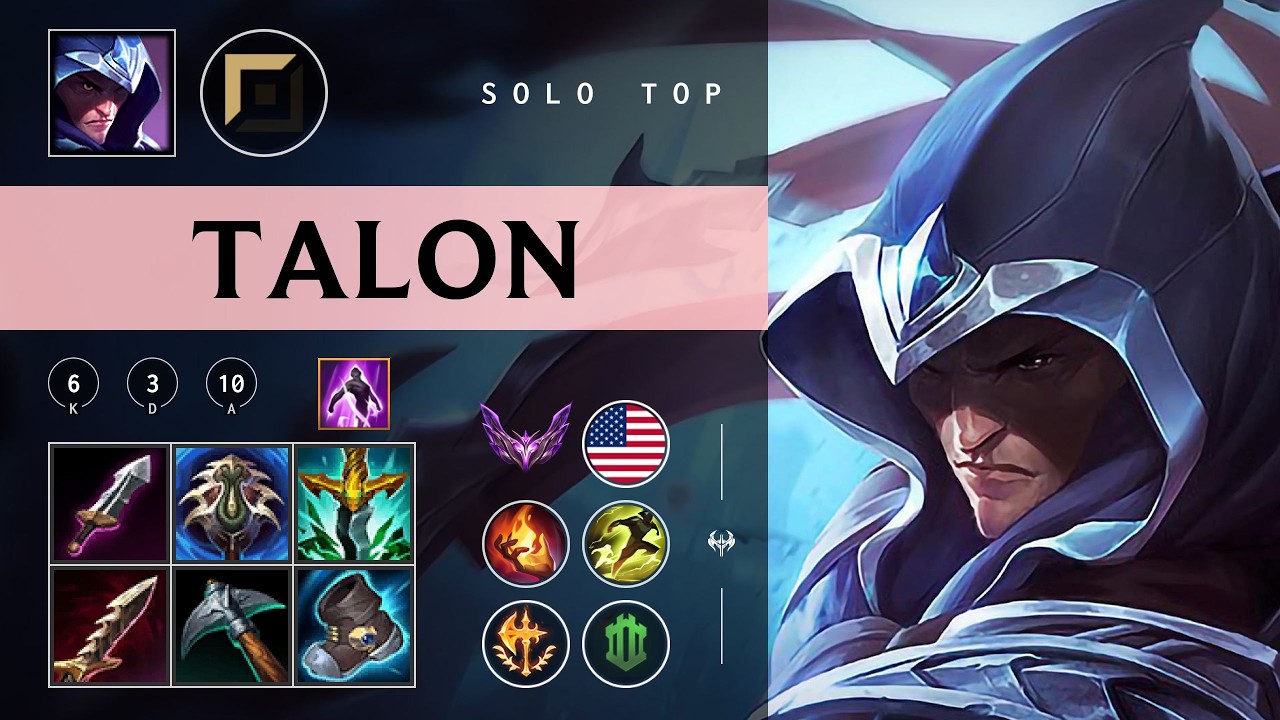Talon Top vs Tahm Kench - NA Master Patch 26.05