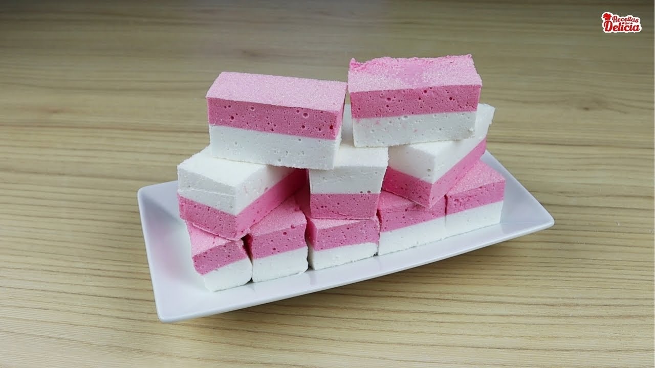 Se você tem açúcar e gelatina na sua casa, faça esse marshmallow caseiro que todos vão amar