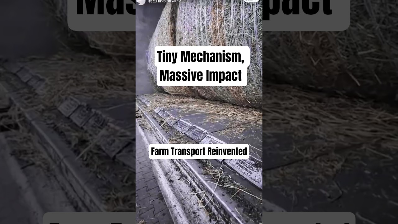 Smart Hay Unloading System That Works Without Human Force - easy work solution