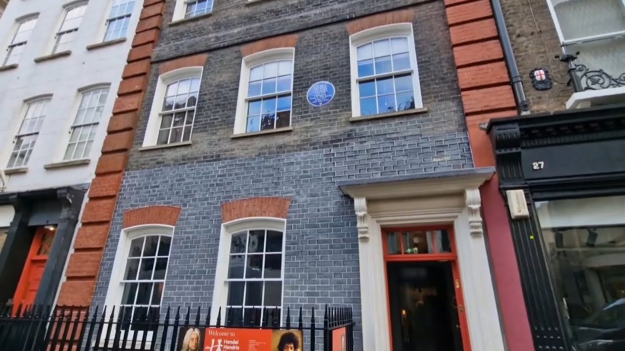 Handel Hendrix House Museum = Full Tour Of George Frederic Handel's House. Part 1.