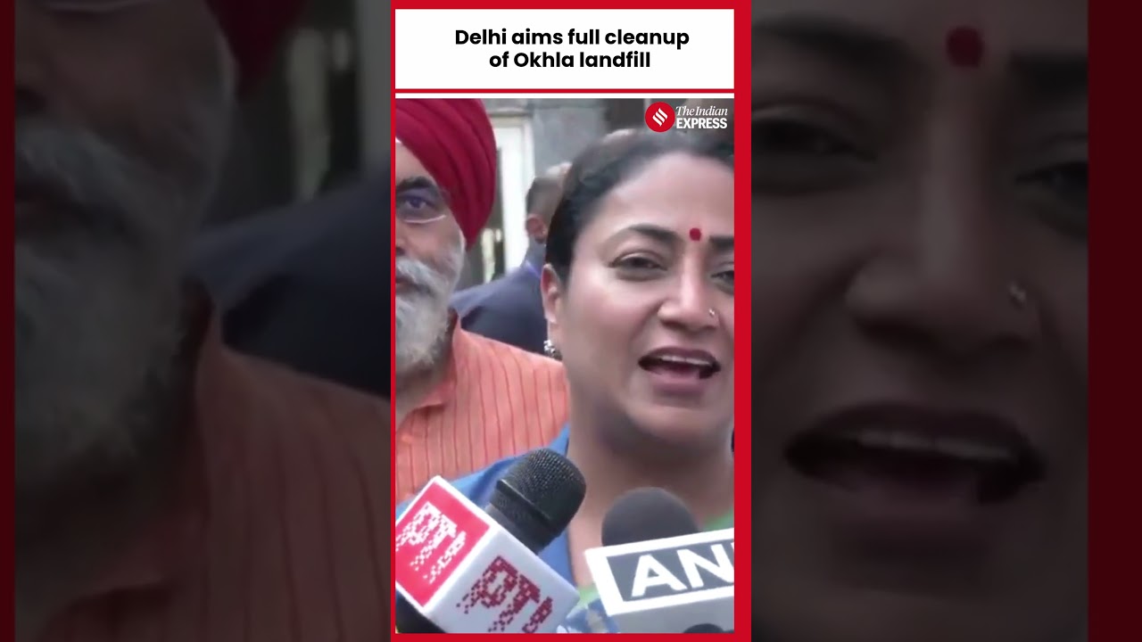 Delhi CM Rekha Gupta announces major cleanup progress at Okhla landfill site
