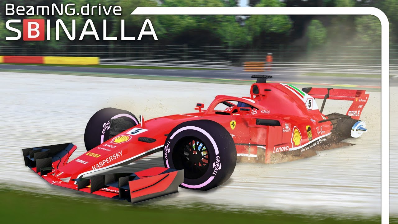 Formula Car Spins/Lost Control Crashes |  With MOTION BLUR | BeamNG.drive | F1 MOD | 60FPS