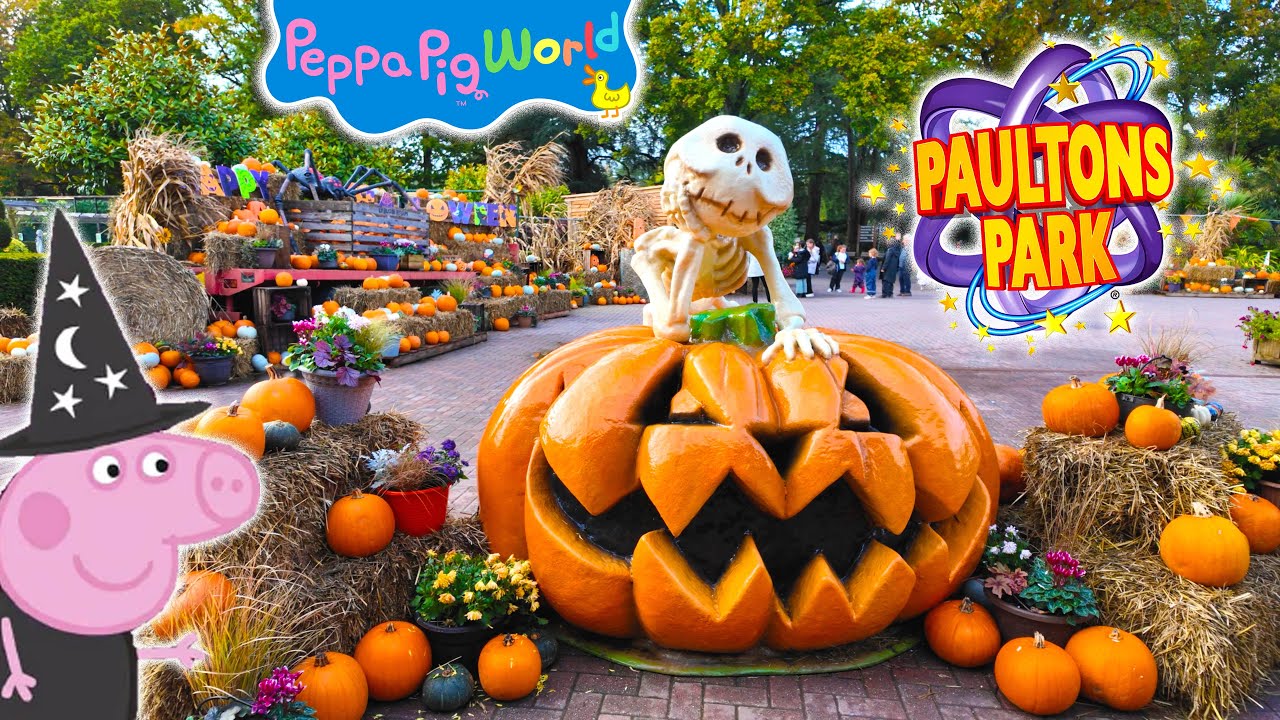 Fantastic Halloween Decorations at Paultons Park, Peppa Pig World