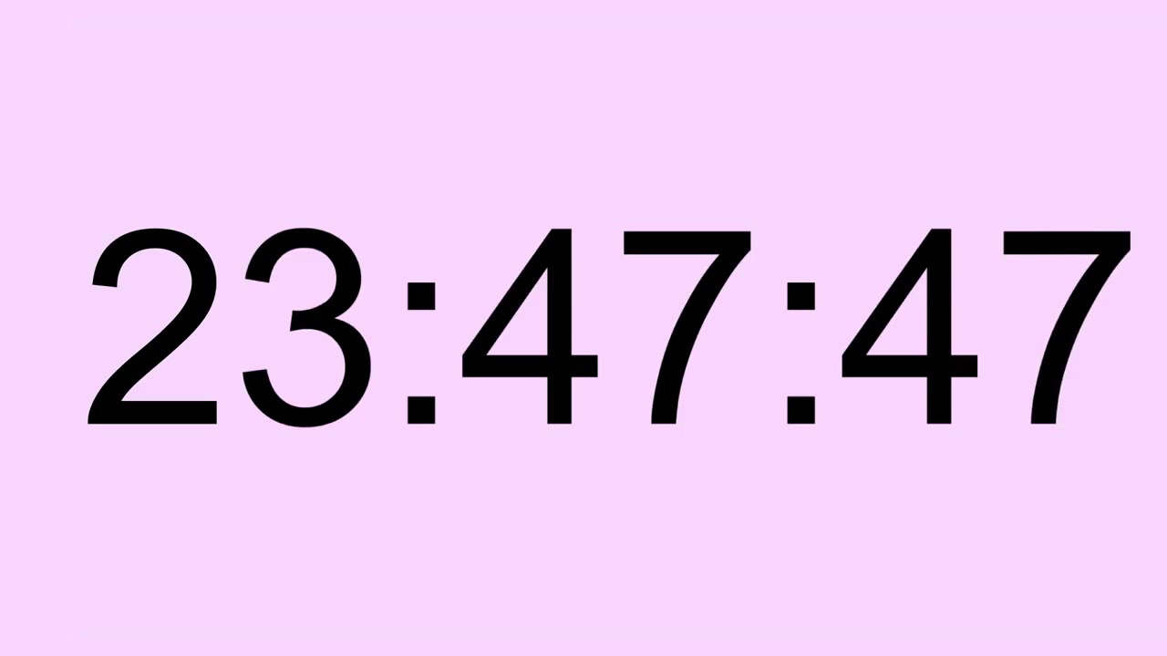 CUENTA REGRESIVA DE 24 HRS