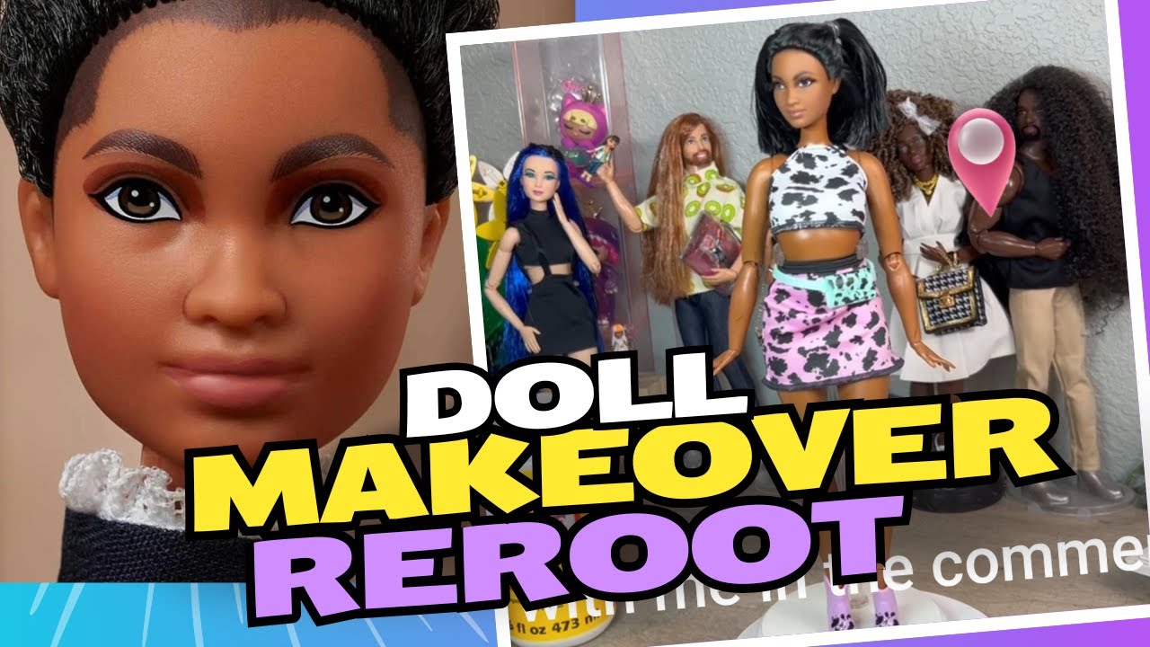 Modern Makeover for Ida B. Wells Barbie ✂️✨