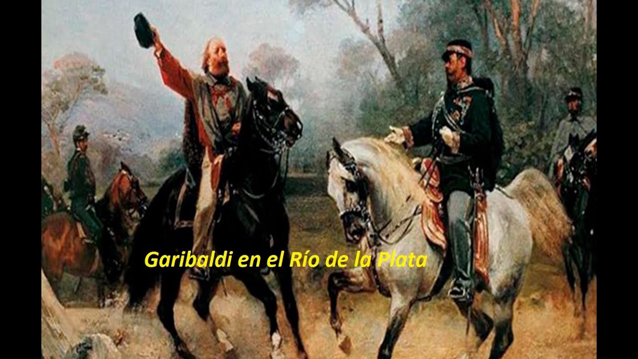 Garibaldi en el r&iacute;o de la Plata