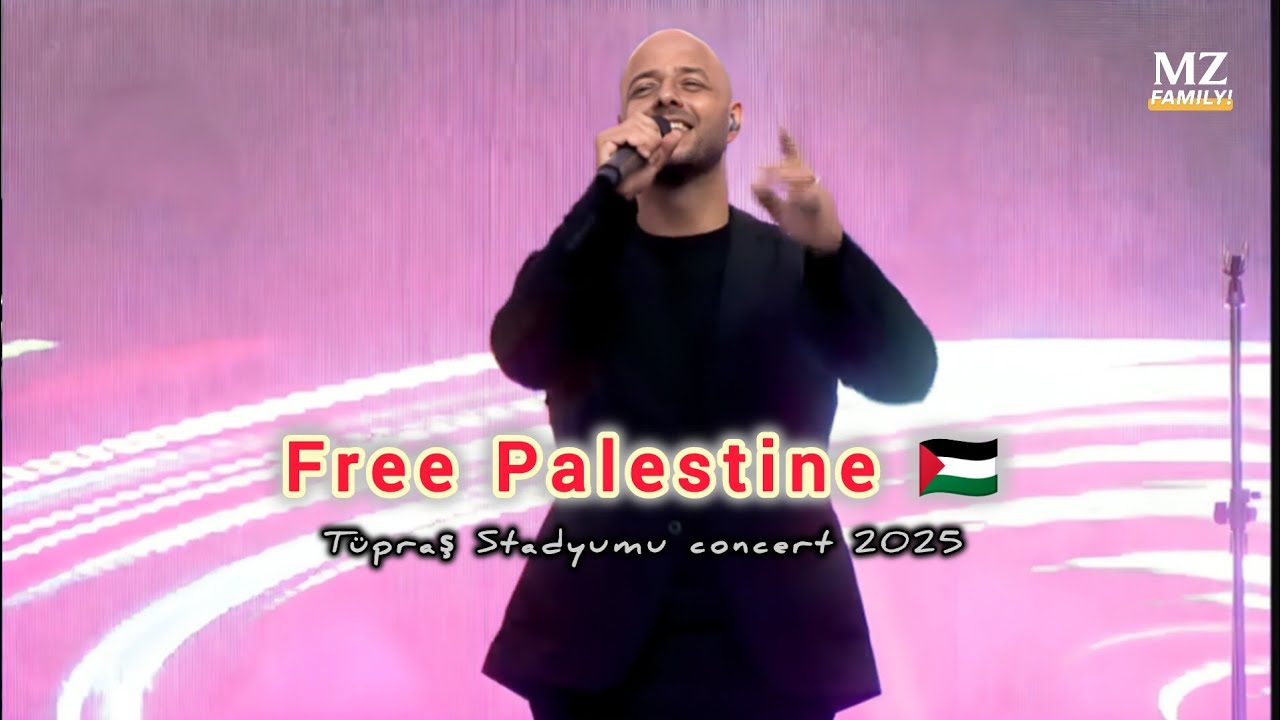 Maher Zain &ndash; Free Free Palestine (Live in Beşiktaş Stadium | Emotional Crowd Unity 🇵🇸) 