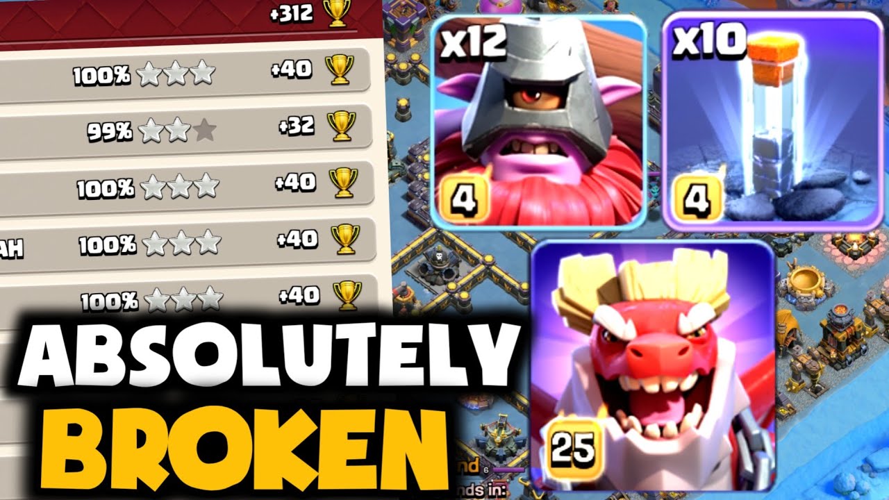This is 100% THE MOST BROKEN ARMY with Throwers and Duke RIGHT NOW! DESTROY EVERY BASE in LEGEND!