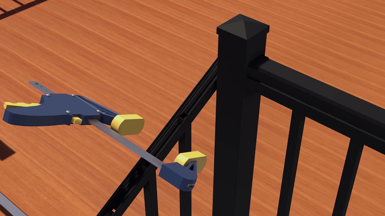 How to install VersaRail Railing
