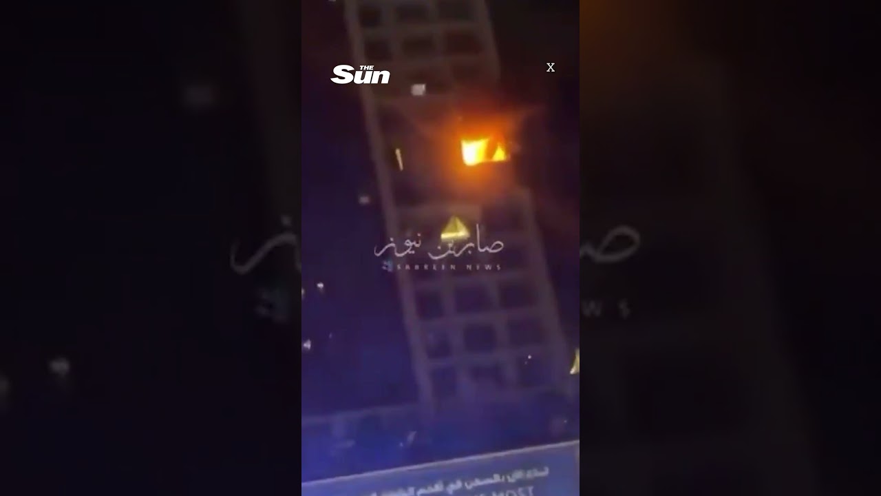 Iran missile sparks huge fire in Bahrain hotel