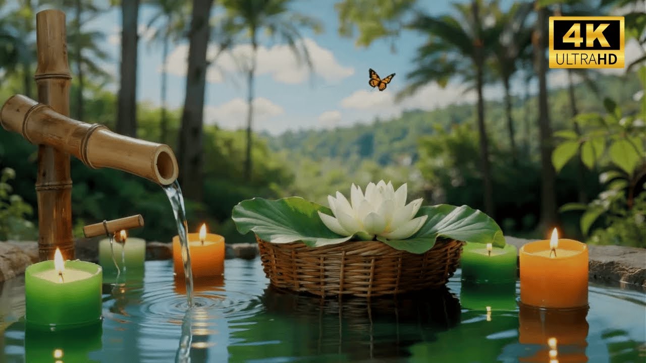 Relaxing Water Sounds | Healing Music for Stress, Sleep & Meditation 😴