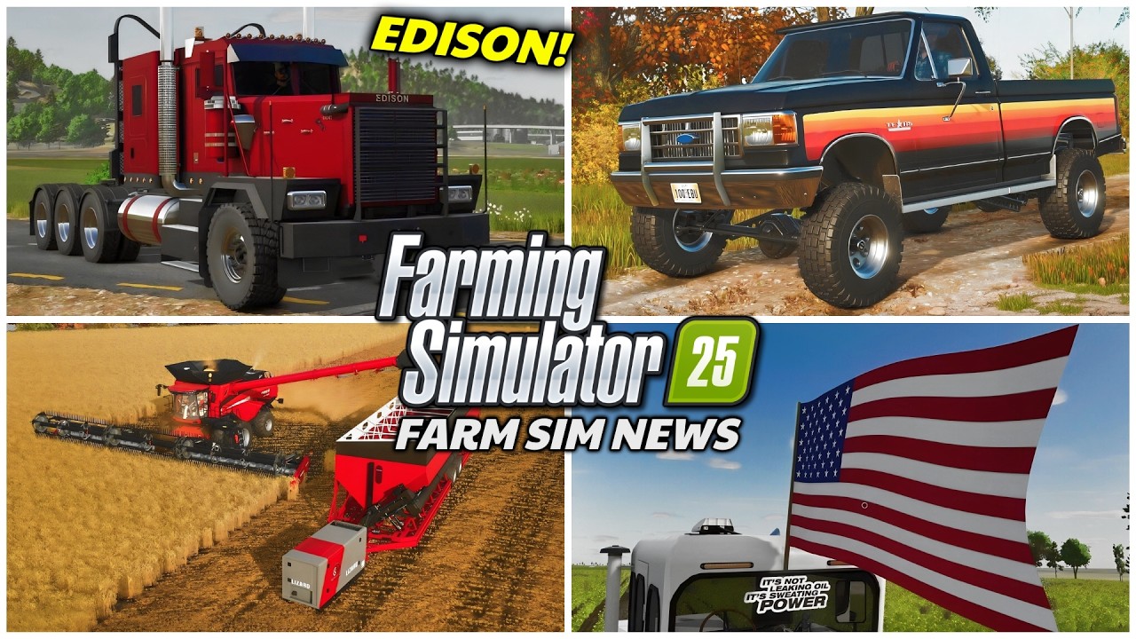 Новости Farm Sim &mdash; Edison Motors, F150, Secret Puma US и многое другое! | Новости FS25