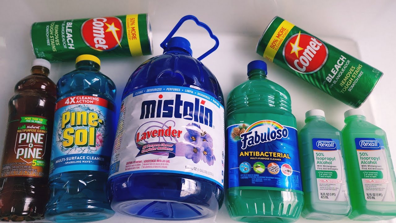 ASMR Wintergreen Alcohol+ Pine Fabuloso | Mistolin Lavender+ PineSol