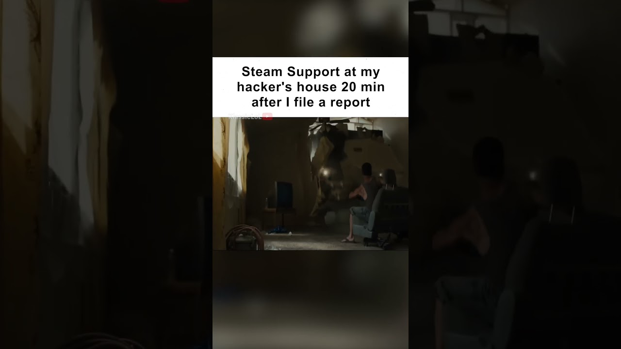Steam Support doesn't mess around 💀 (meme)