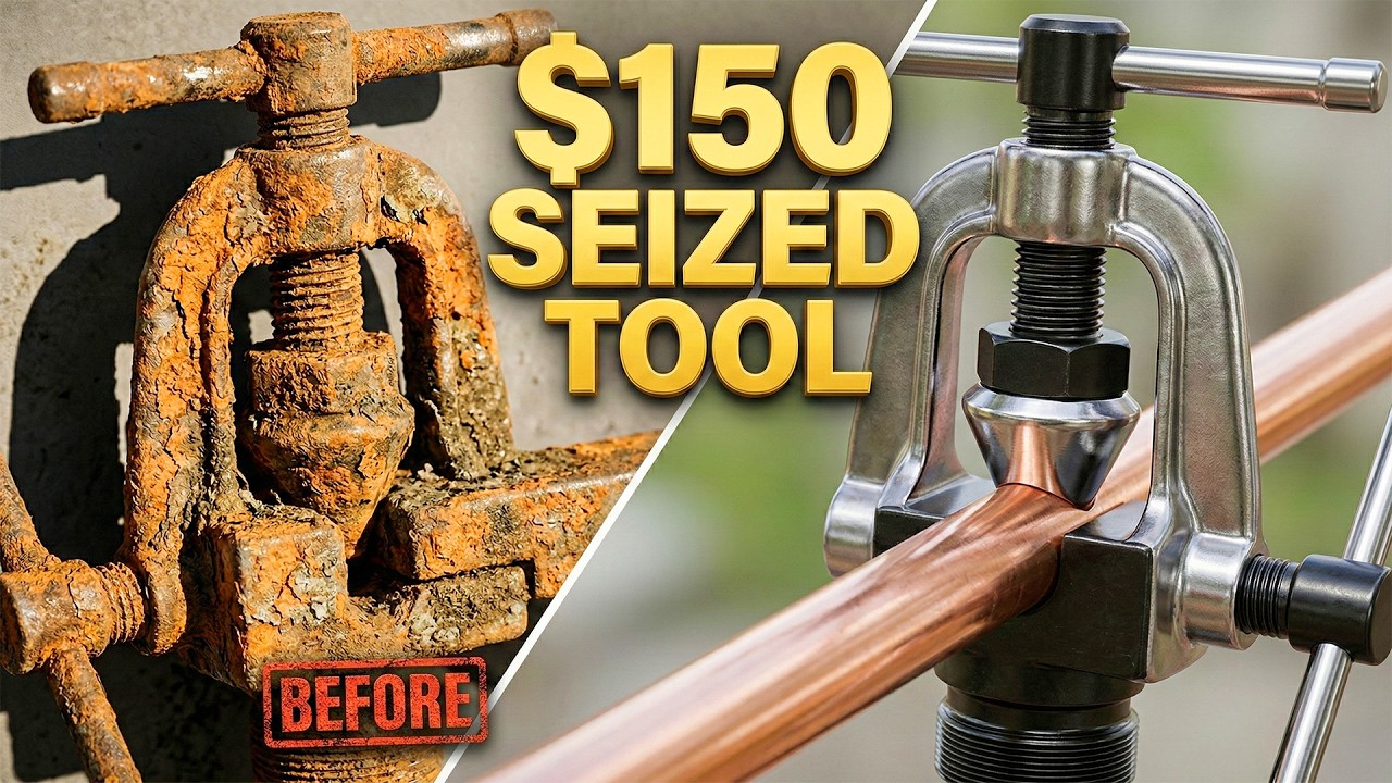 $150 Total Restoration Seized Rusty Vintage Flaring Tool 24 Hours Work | Restore TV