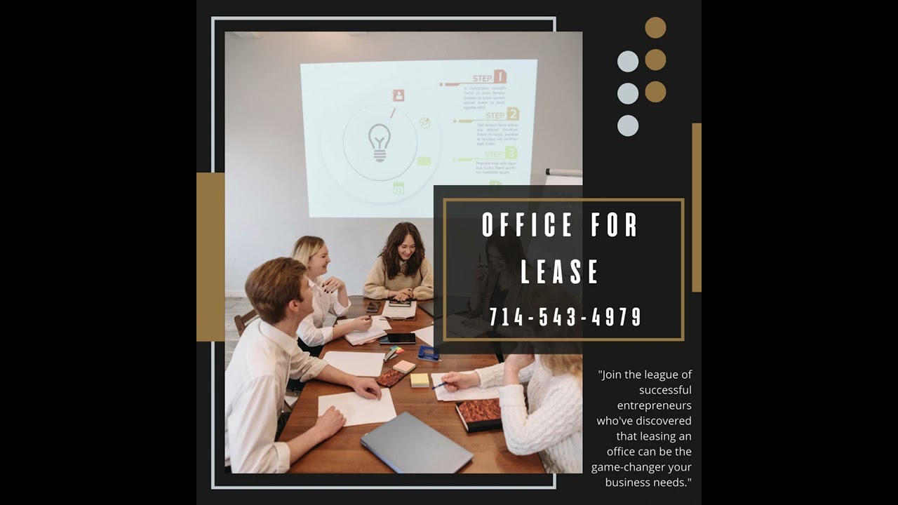 Your Dream Office Space Awaits: Explore Our Office Leasing Options in Santa Ana