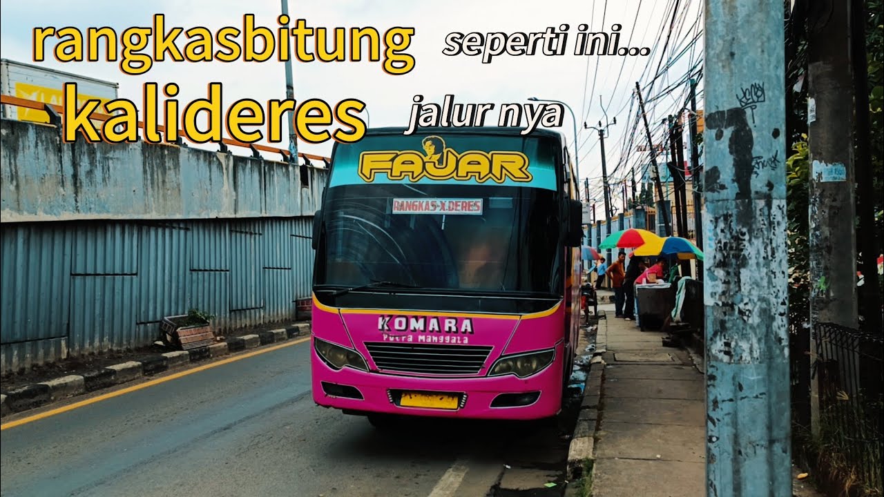 Naik bus dari Terminal Rangkasbitung ke Terminal Kalideres - bus komara