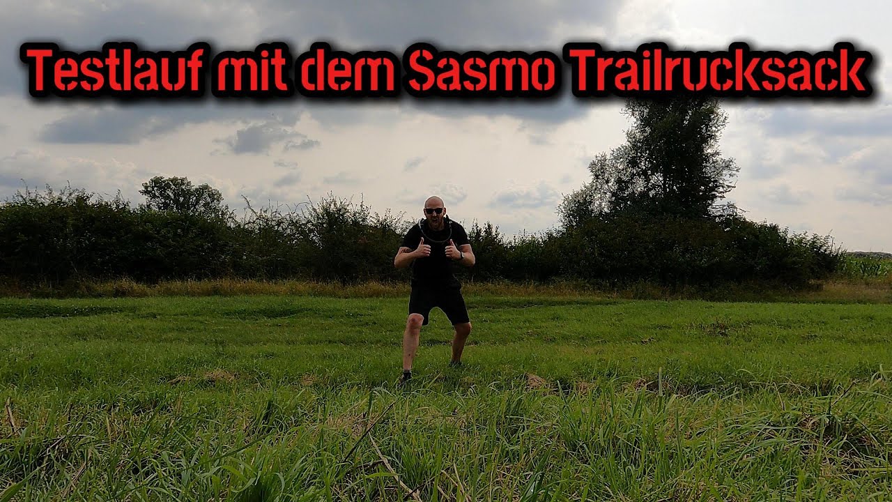 Testlauf mit dem Sasmo Trailrucksack