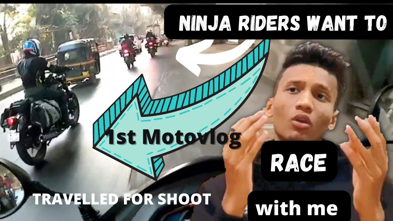 Ninja Rider want's race?||MOTOVLOG IN MUMBAI#10dayschallenge