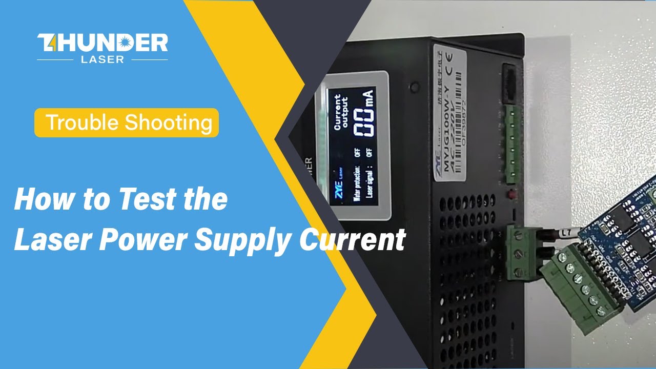 How to Test the Laser Power Supply Current