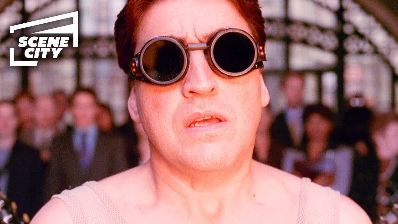 Spider-Man 2: Demonstration von Dr. Octavius (Alfred Molina, Szene mit Tobey Maguire)
