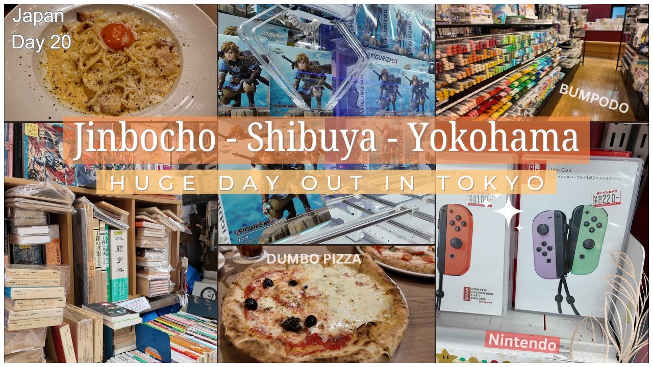 Rainy Day Exploring Jinbocho | Best Pizza In Yokohama