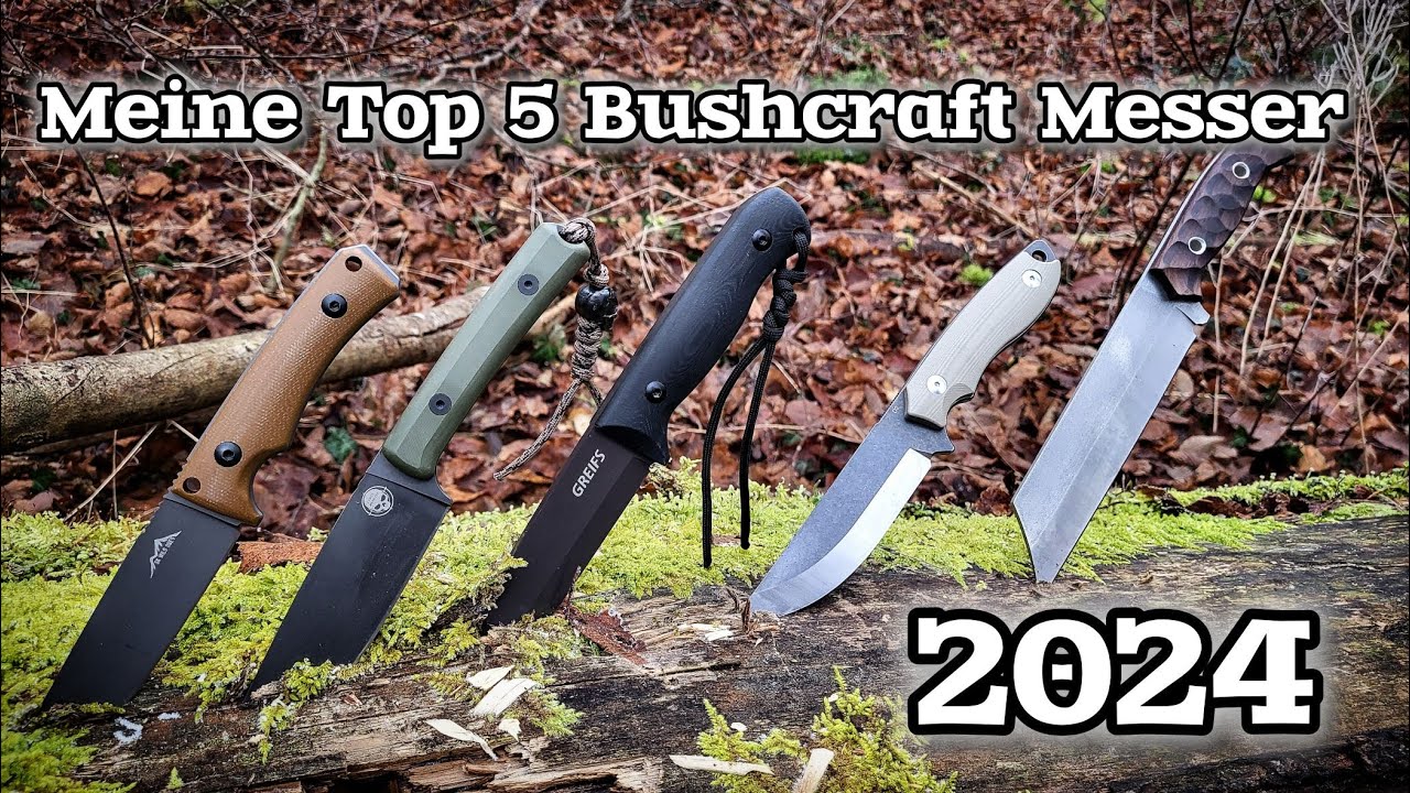 Meine Top 5 Bushcraft und Outdoor Messer 2024 plus Zombie Survival Set