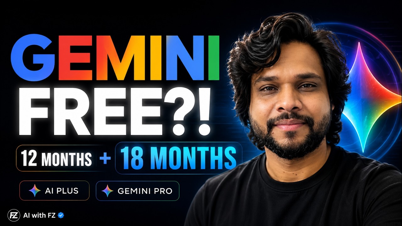 Google Gemini AI Plus FREE for 12 Months? + 18 Month Gemin Pro ! Google Just Gave Away Gemini Pro 🤯