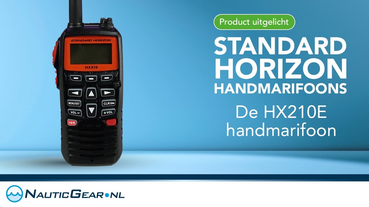 Standard Horizon HX210E | Alles wat u nodig heeft?
