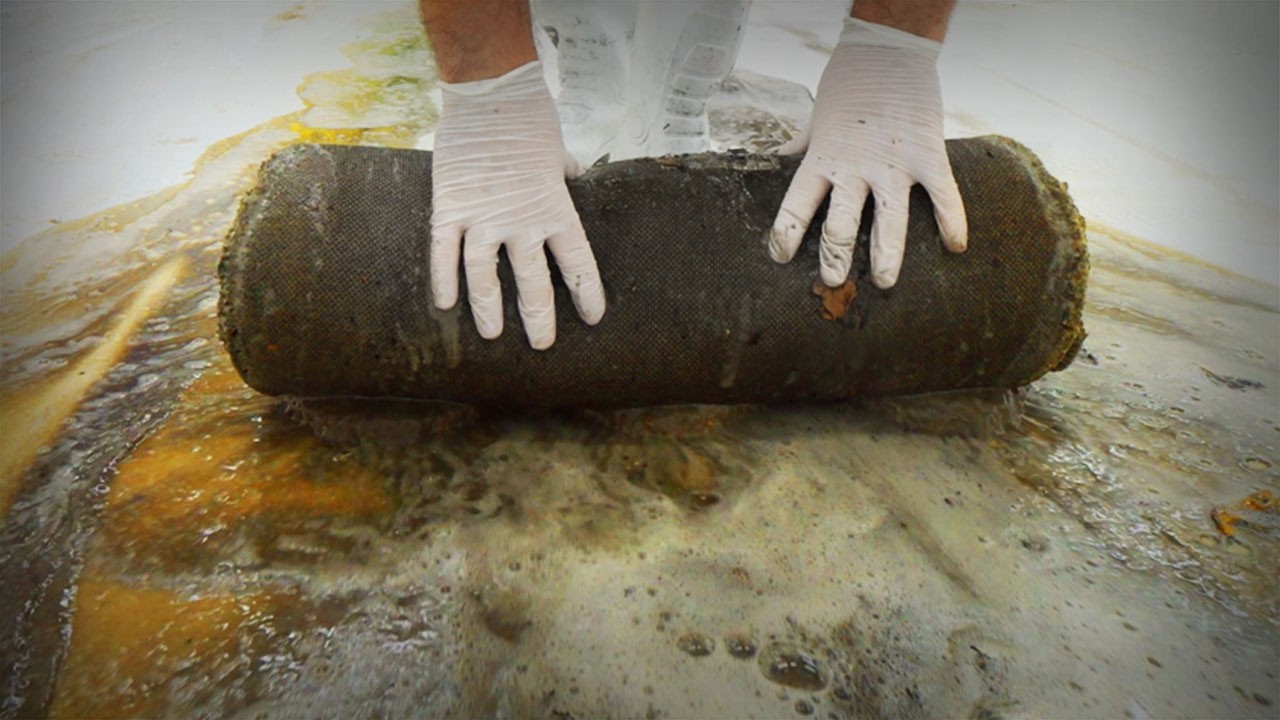 This Rug Was DESTROYED… Until I Did THIS! Satisfying ASMR Carpet Cleaning.