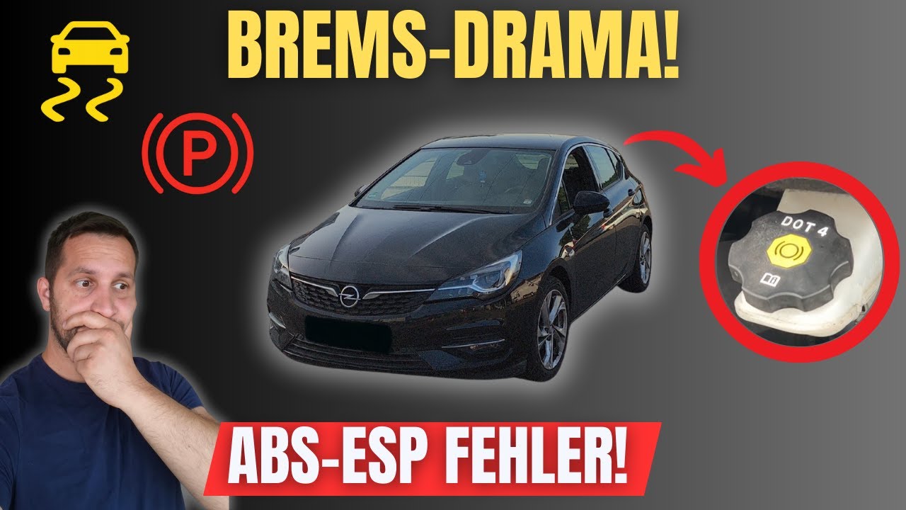 Opel Astra K  Brems-Drama: Sättel zerstört → ABS/ESP Fehler & weiches Pedal (3 Lösungen) C2A20 C2A17