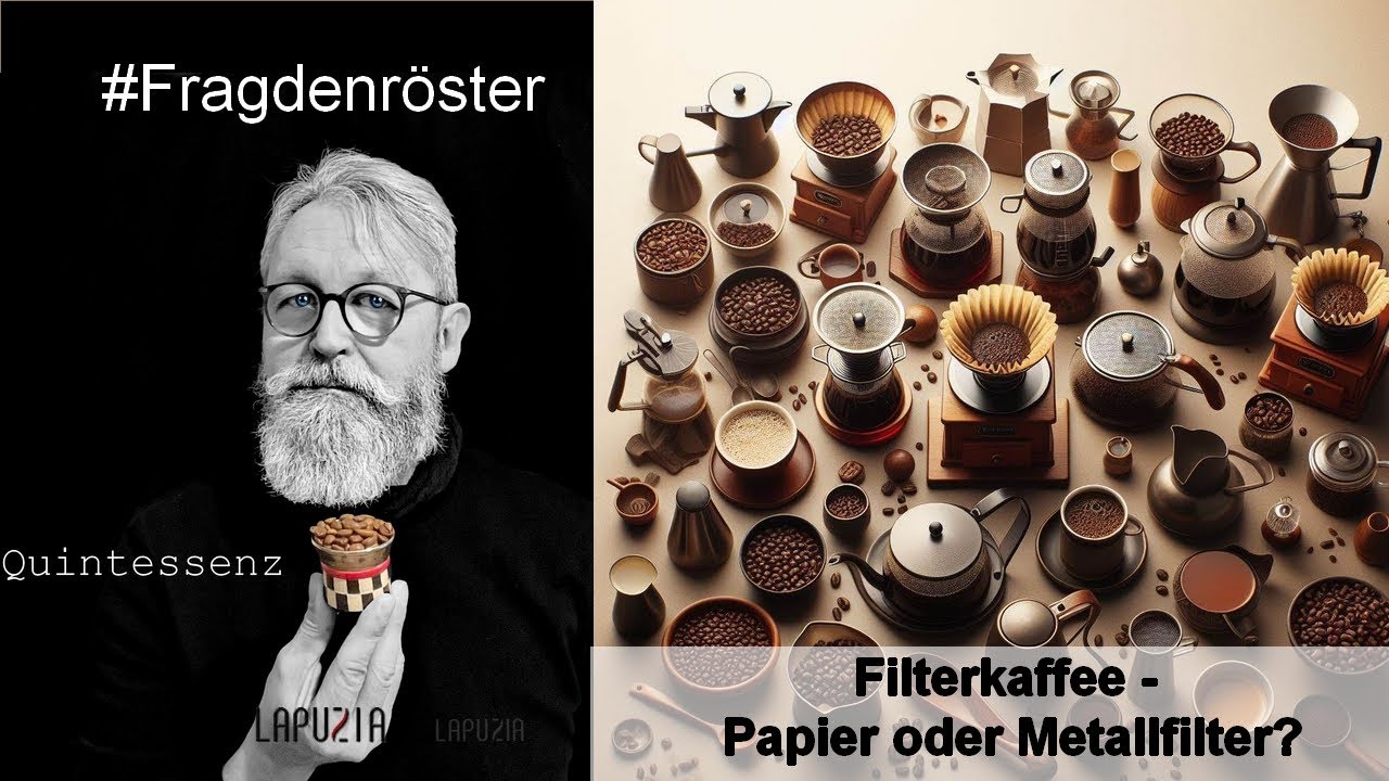 Filterkaffee - Papier oder Metallfilter?🤔 #lapuzia #fragdenr&ouml;ster #filterkaffee