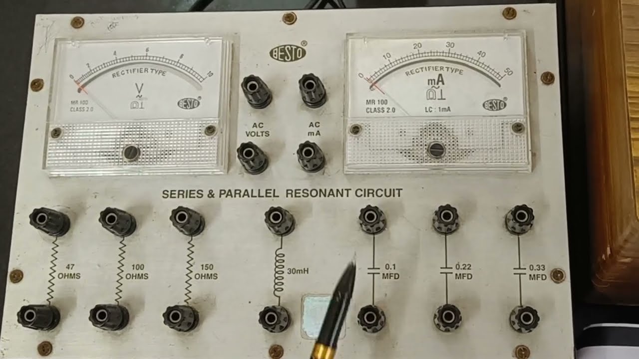 LCR series Resonance experiment 