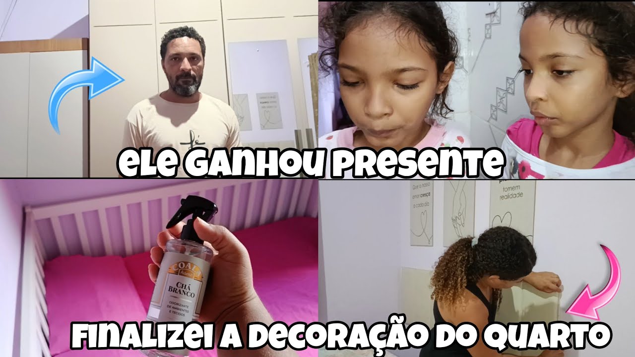 Ele ganhou presente 🎁/ terminei a decoração do quarto 😍