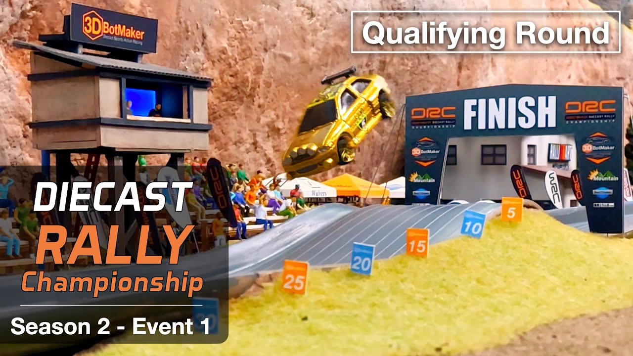 Diecast Rally Racing | Событие 1 (часть 2), квалификационный раунд