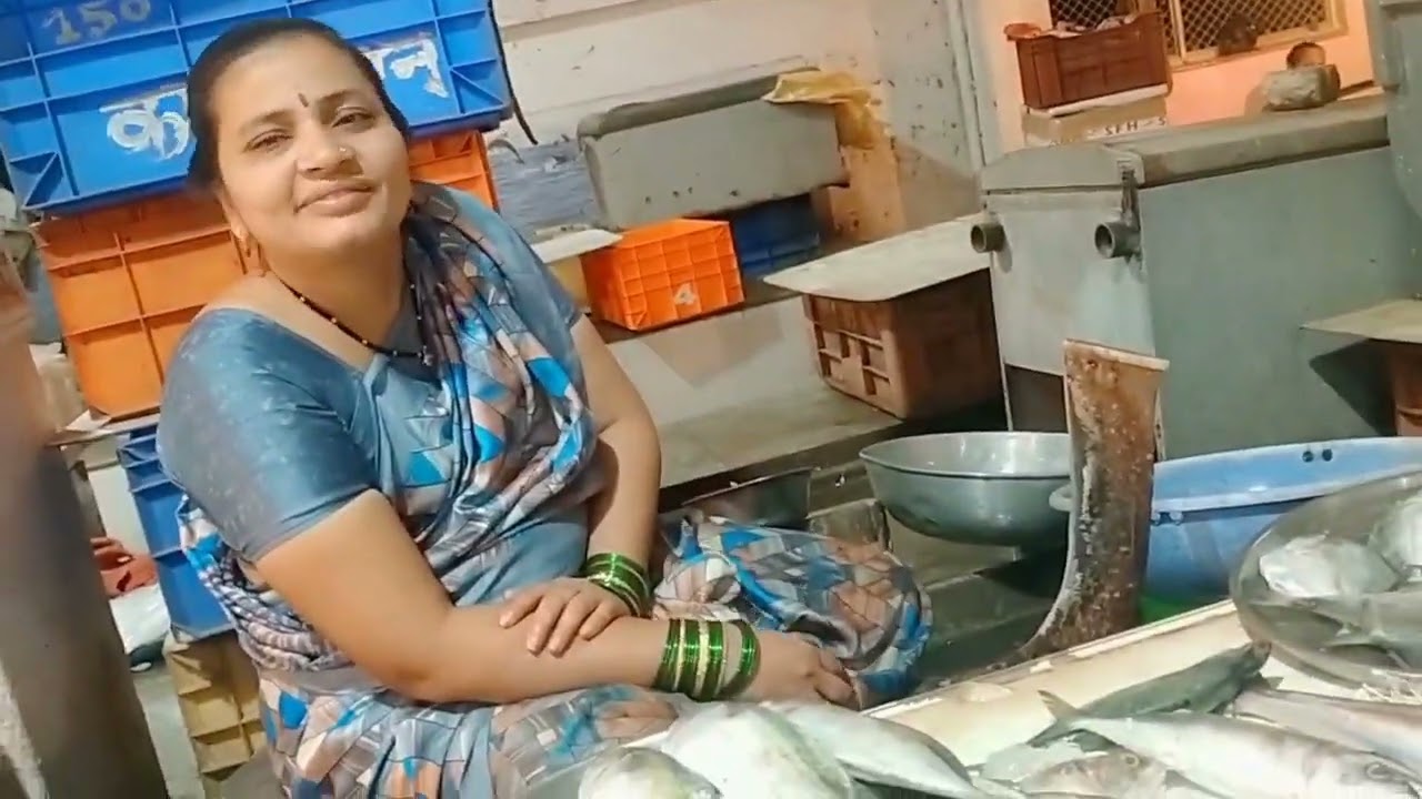 पनवेल उरण नाका फिश मार्केट मधून आणला ताजा नालबा मासा बनवले कालवन कोळी पद्धतीने आणि पापलेट फ्राय.