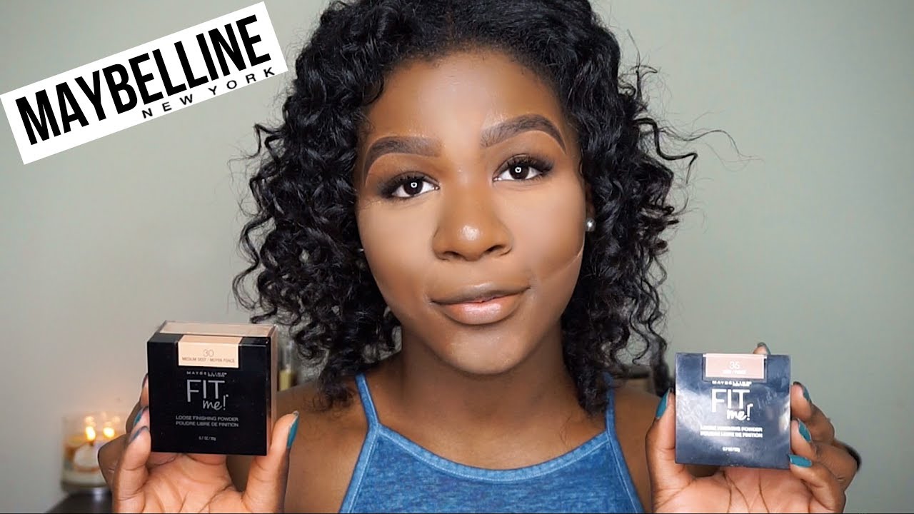 UPDATE: New Maybelline Fit Me Loose Finishing Powder l Deep vs. Medium-Deep