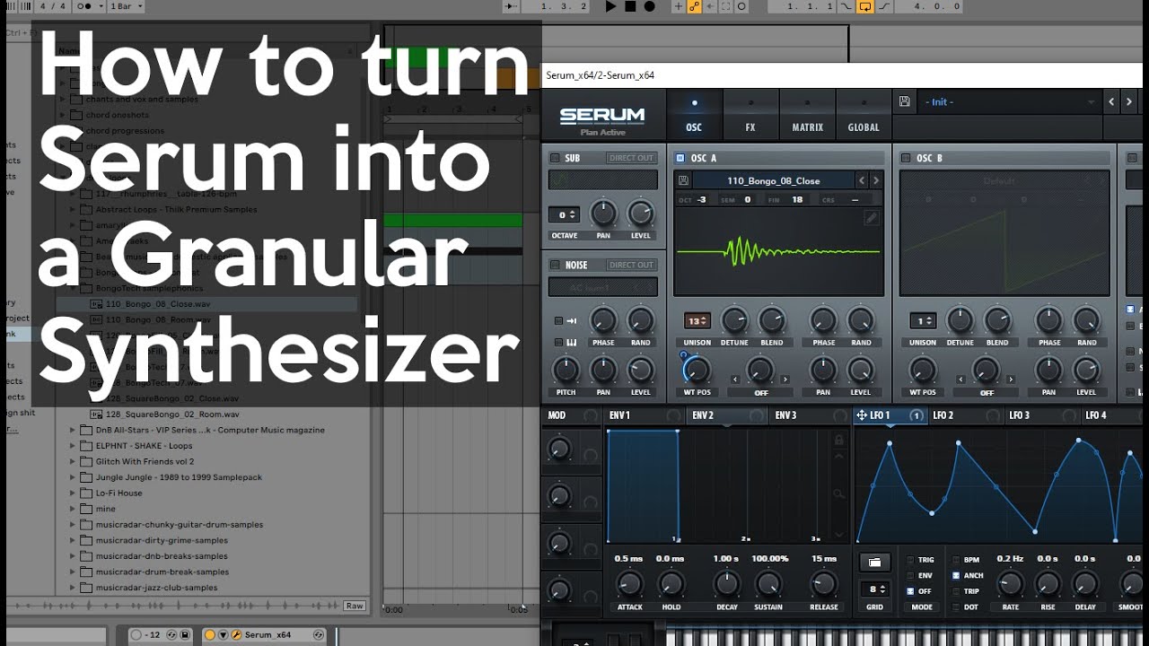 I turned Serum into a Granular Synthesizer