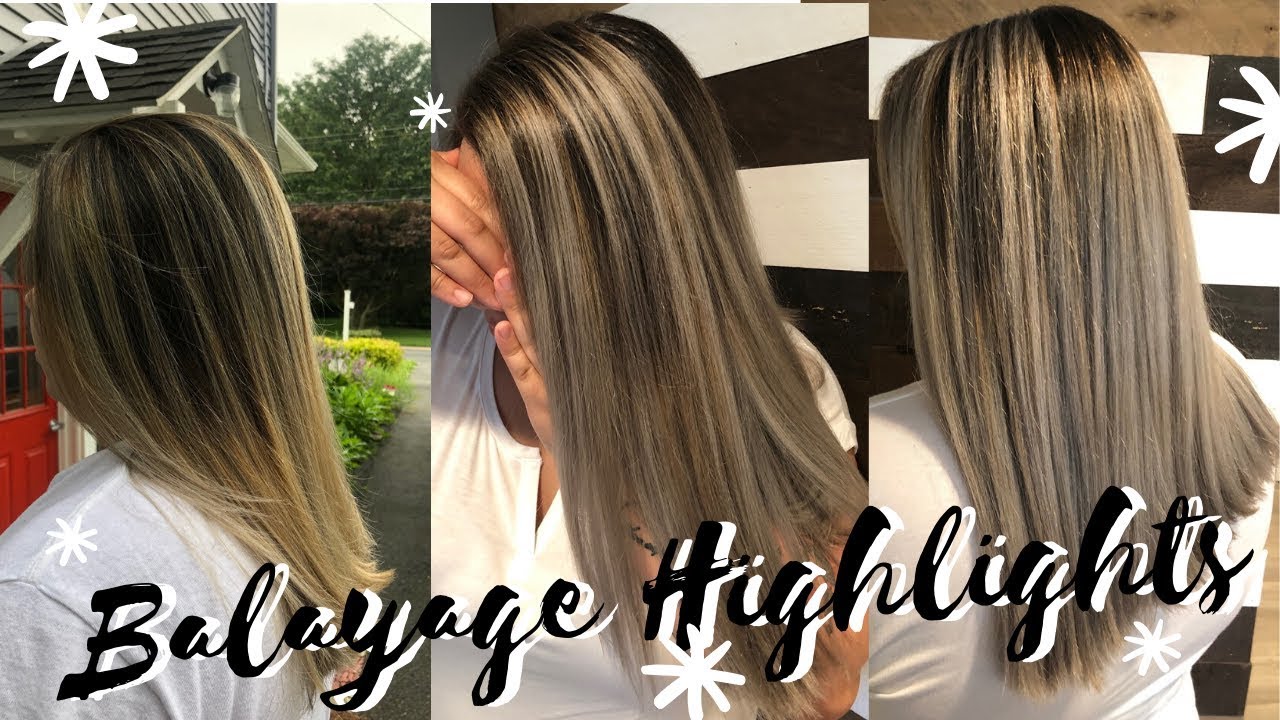 Foilayage Highlighting Technique \\ Balayage Highlight Tutorial