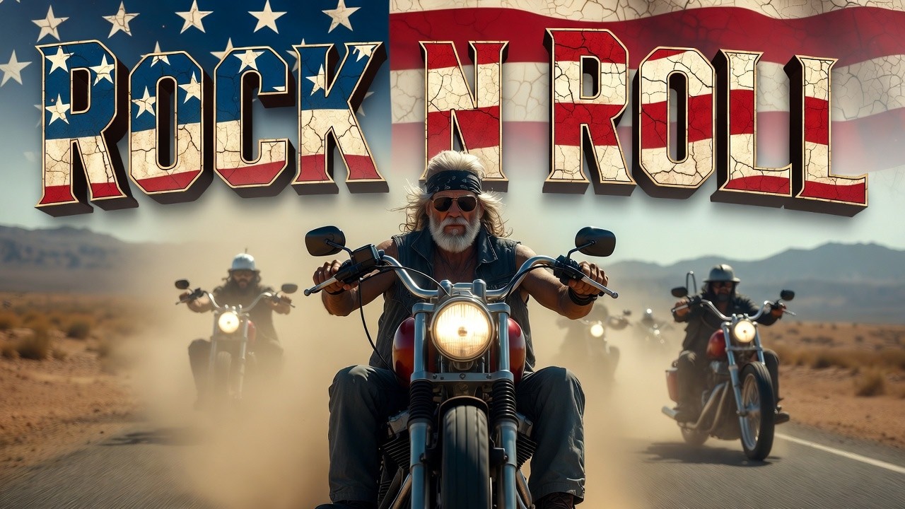Best Music Rock N Roll 🎸 Rock N Ride 🔥 Rock Music for the Wild Road