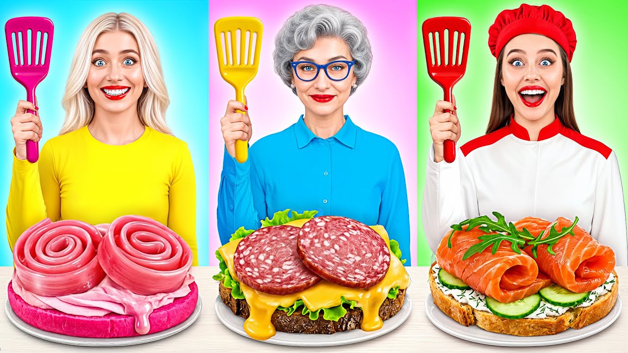 Кулинарный Челлендж: Я против Бабушки | Умные Идеи с Едой от Multi DO Joy