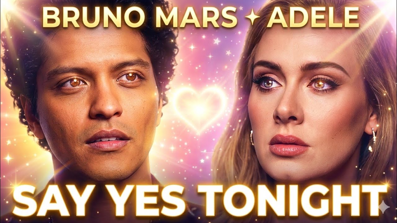 Say yes tonight - Bruno Mars ft Adele (2026 official video) emotional love song|Heartfelt song ❤️