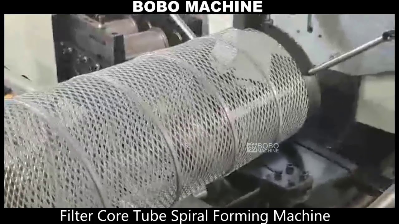 Expanded mesh filter core tube spiral forming machine SMF-500