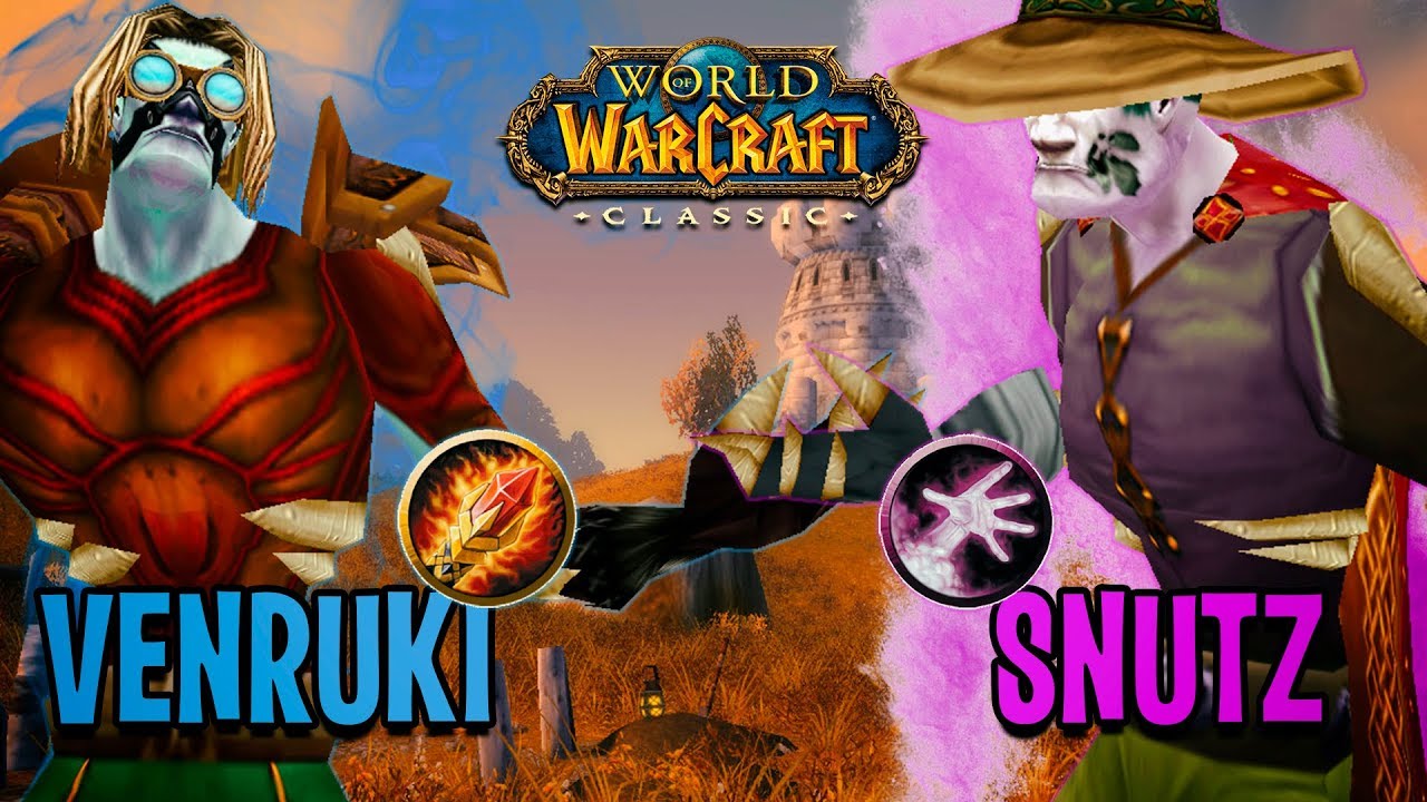 VENRUKI VS SNUTZ | МАГ VS ЛОК В WOW CLASSIC !
