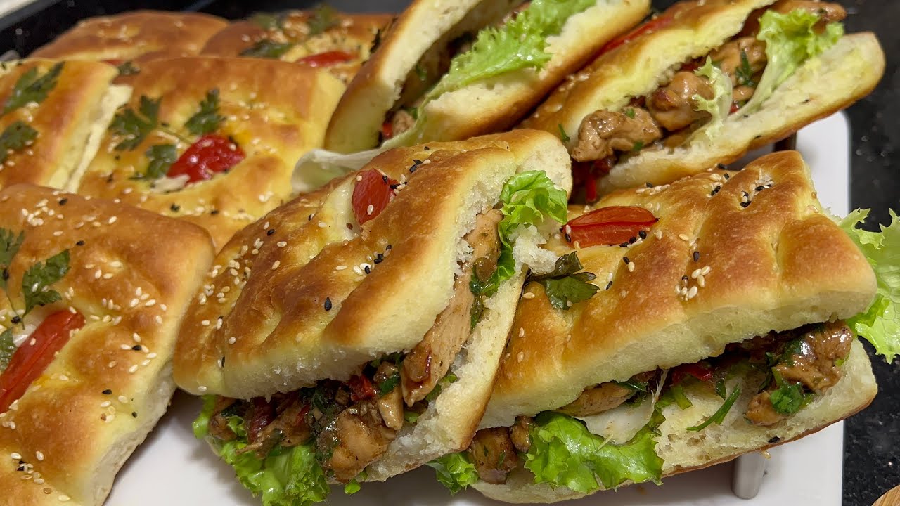 حايره بالعشاء تعاي نسوي بنص كيلو صدر دجاج وخمسة أكواب طحين اطيب عشاء